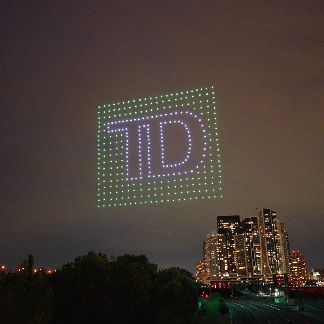 TD Thanks You Drone Show - image