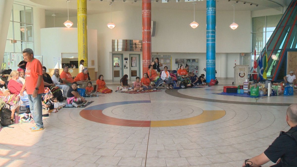 The First Nations University of Canada held an honouring feast for the children who did not make it home from residential schools.