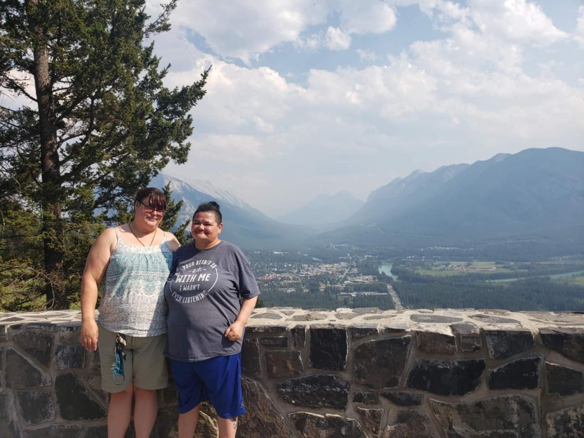 Nicole Gladue (right) passed away after a two vehicle collision on July 5. Georgette Dryden (left) is in hospital with serious injuries.