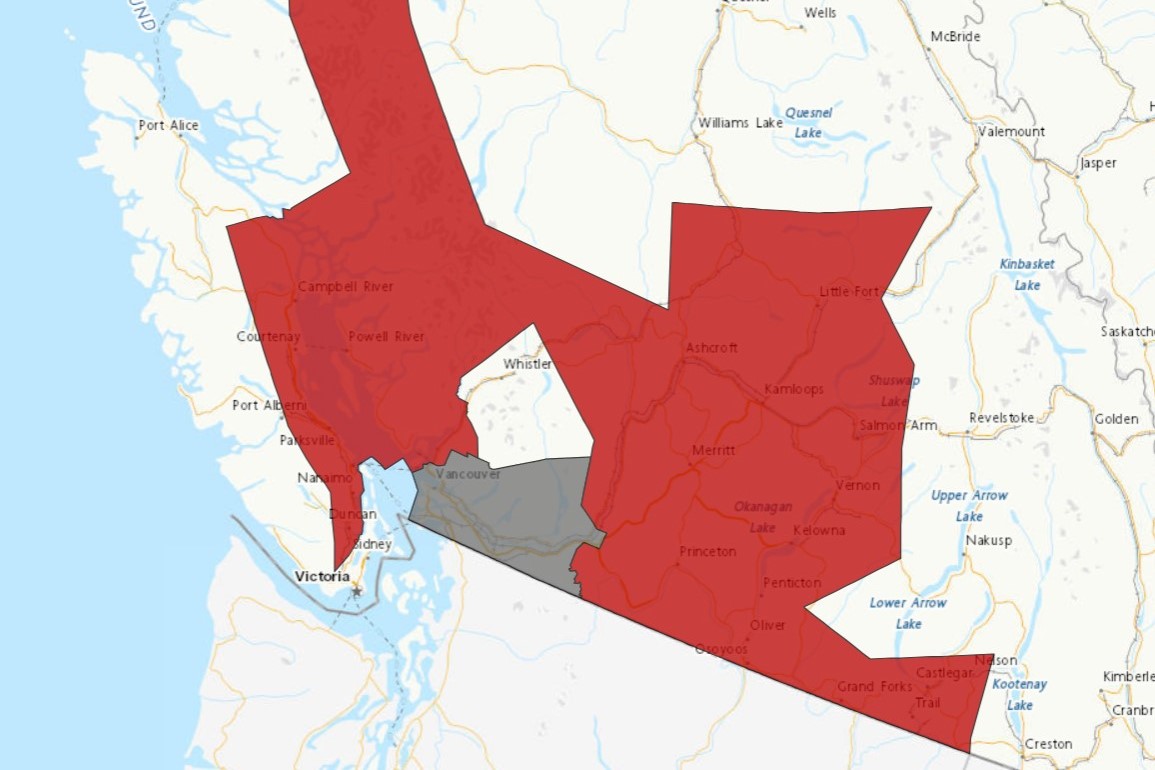 Предупреждението за времето за високи температури което започна на остров