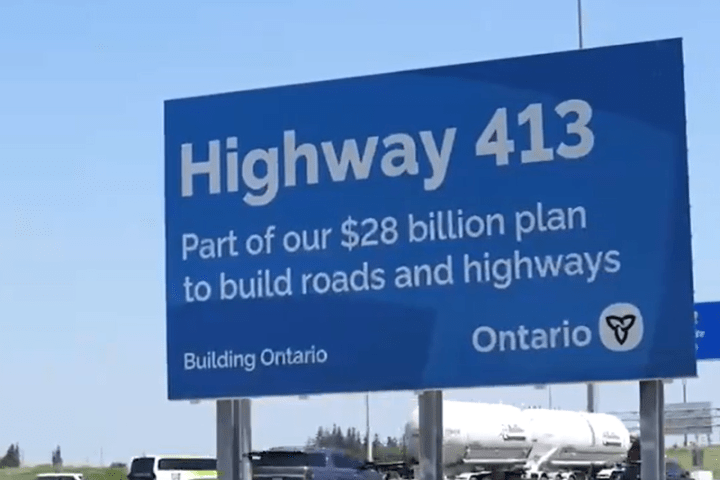 ‘Throwaway cost’: Doug Ford ordered Highway 413 signs, then replaced them weeks later 