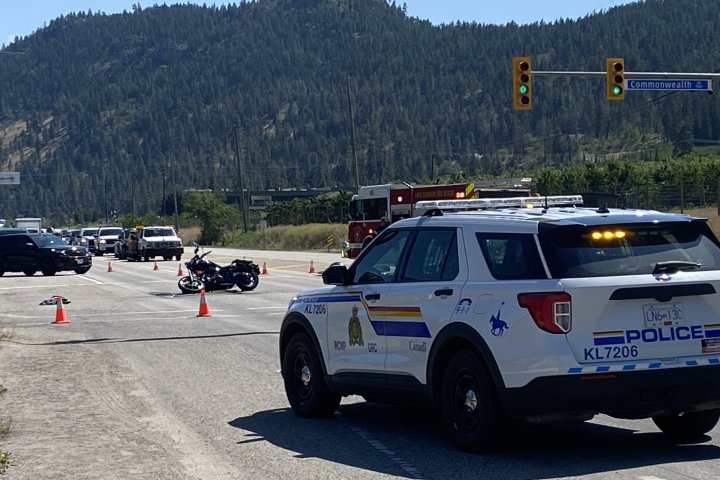 Highway 97 closed in both directions due to accident involving motorcycle