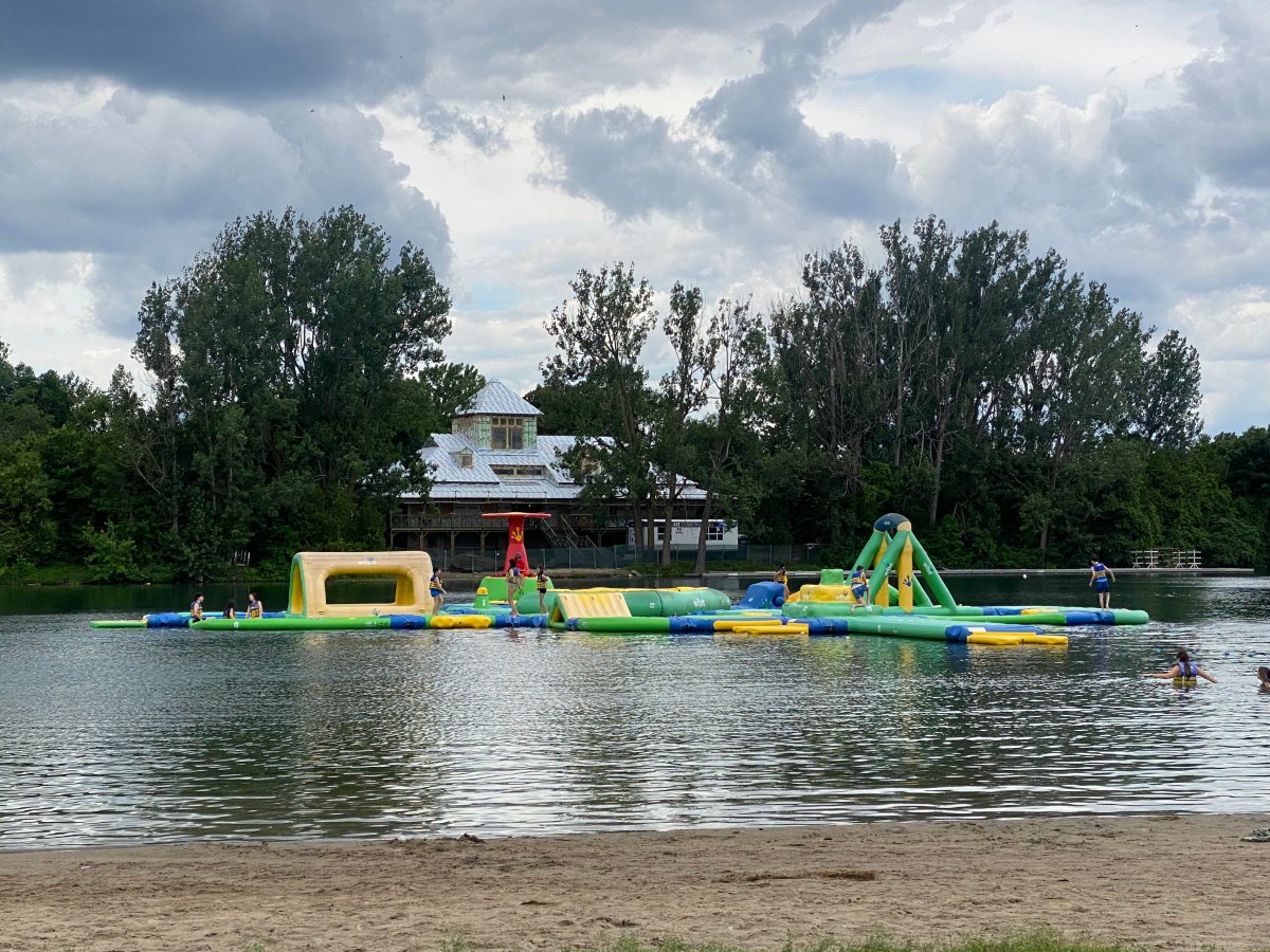 Aquazilla at Jean-Doré beach is where Max Mandl was playing when he was mysteriously injured in late June.