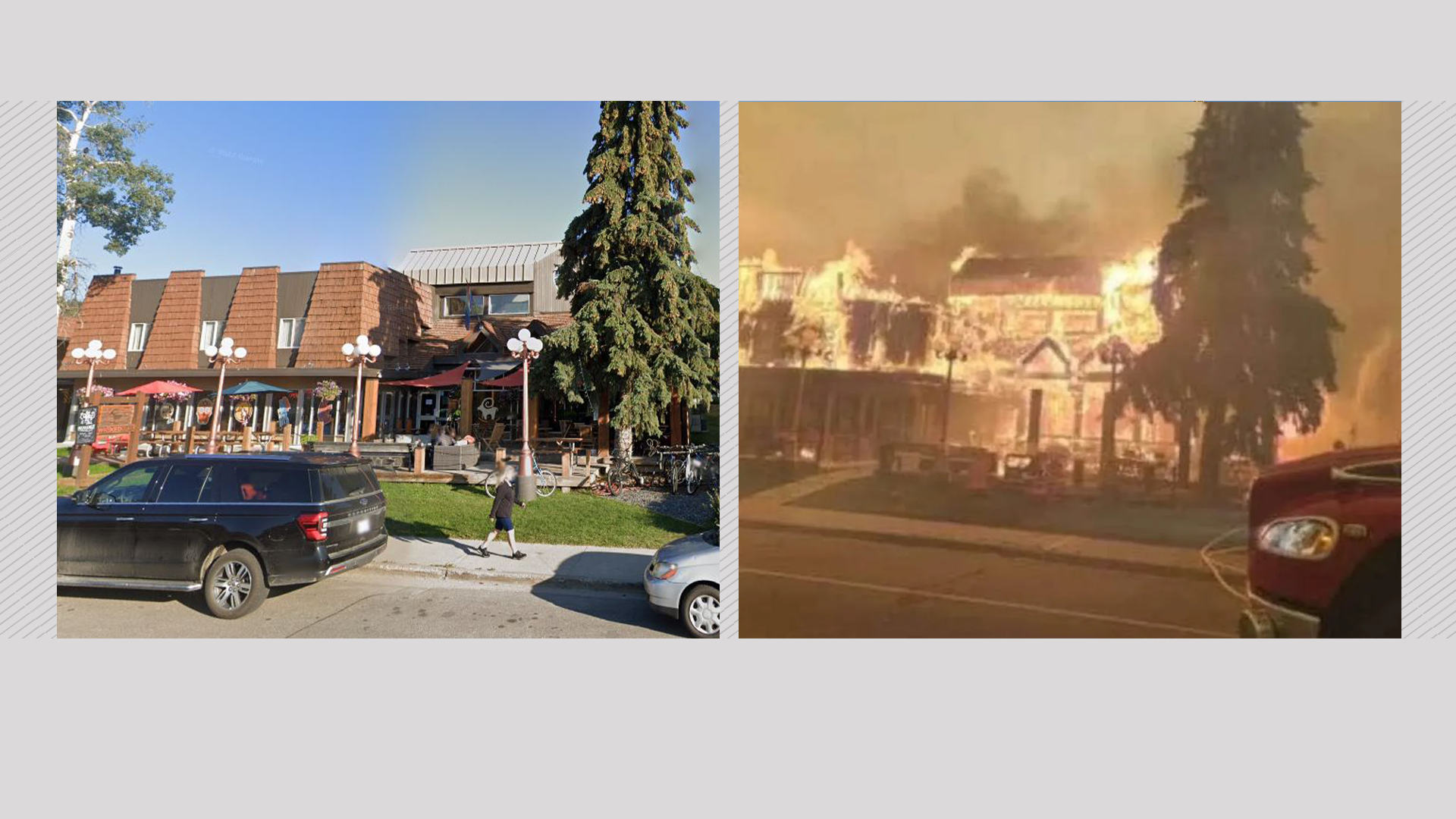 Jasper wildfire: Before-and-after photos show destruction of town