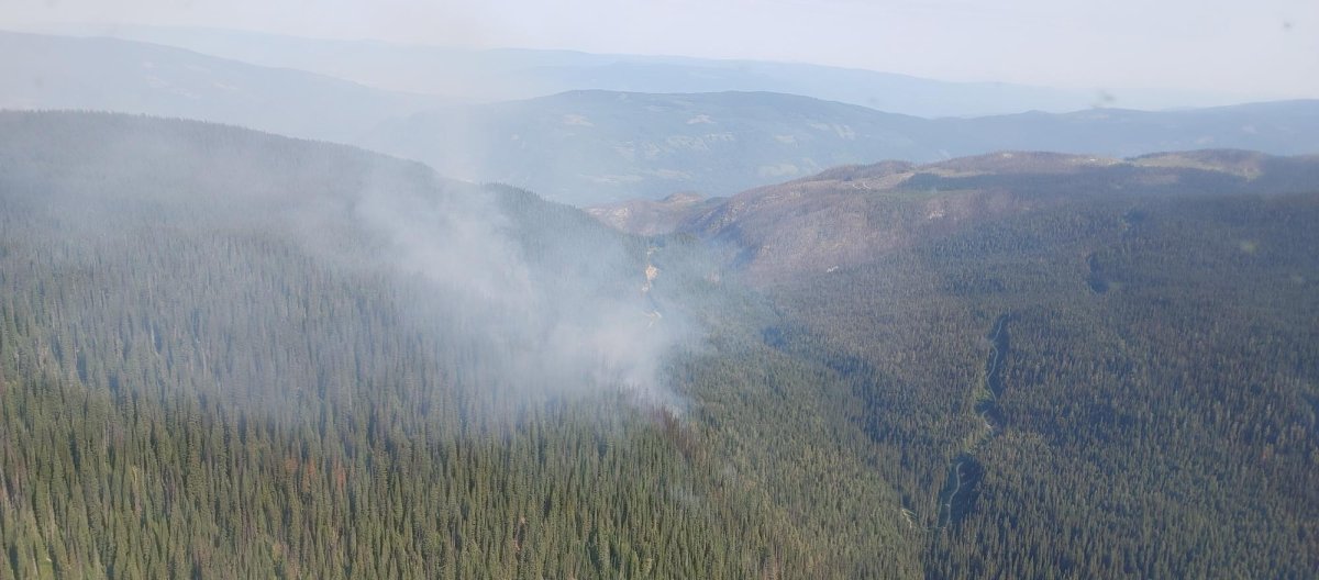 The Mara Mountain wildfire is estimated at 19.2 hectares.