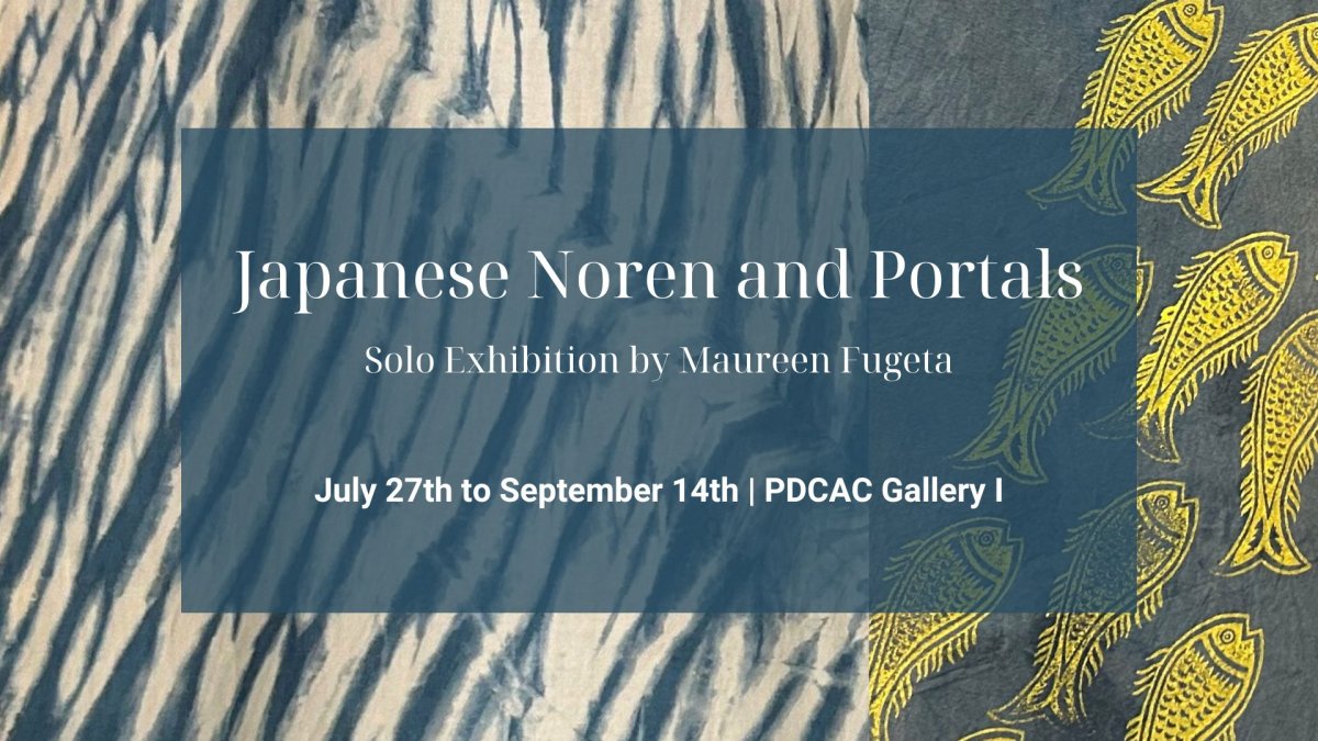 Japanese Noren and Portals: Solo exhibition by Maureen Fugeta - image