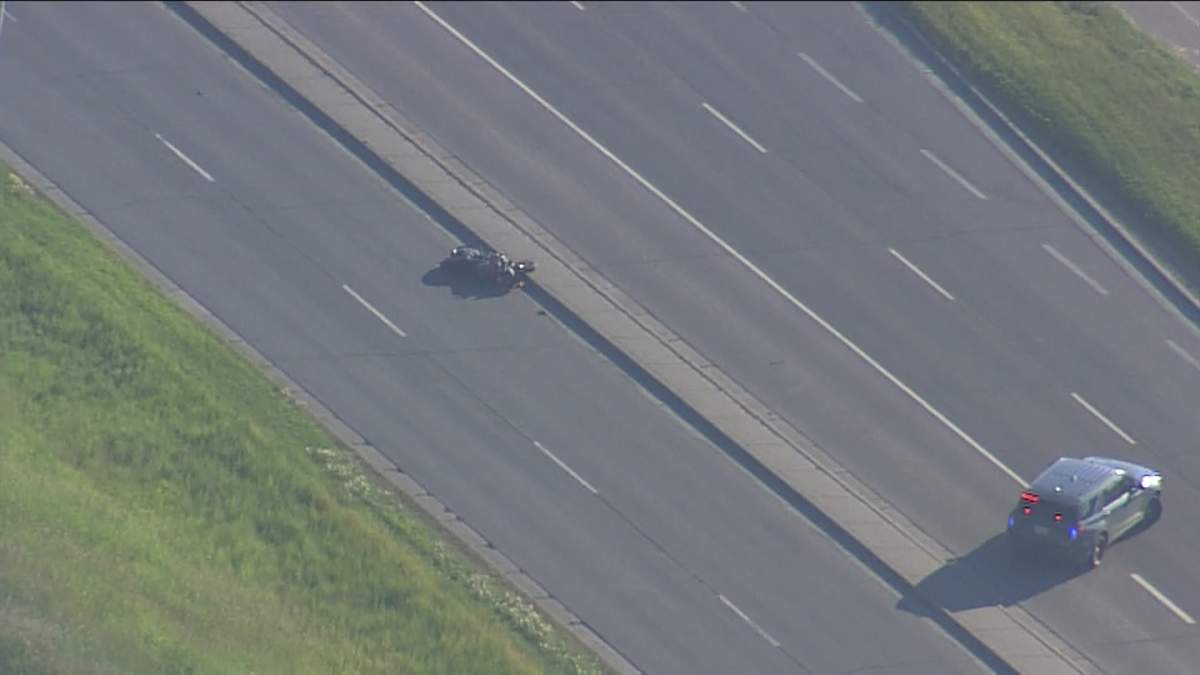 Calgary police told Global News that officers were called to a motorcycle crash in the area of 14th Street Northwest and 64th Avenue Northwest just before 7:30 a.m. on July 8, 2024.