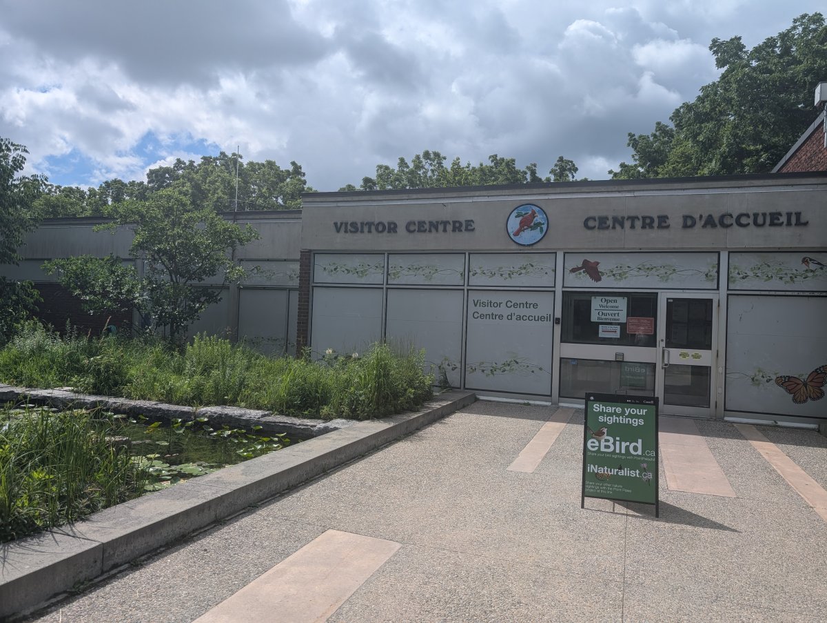 The outside of the Visitor Centre at Point Pelee.