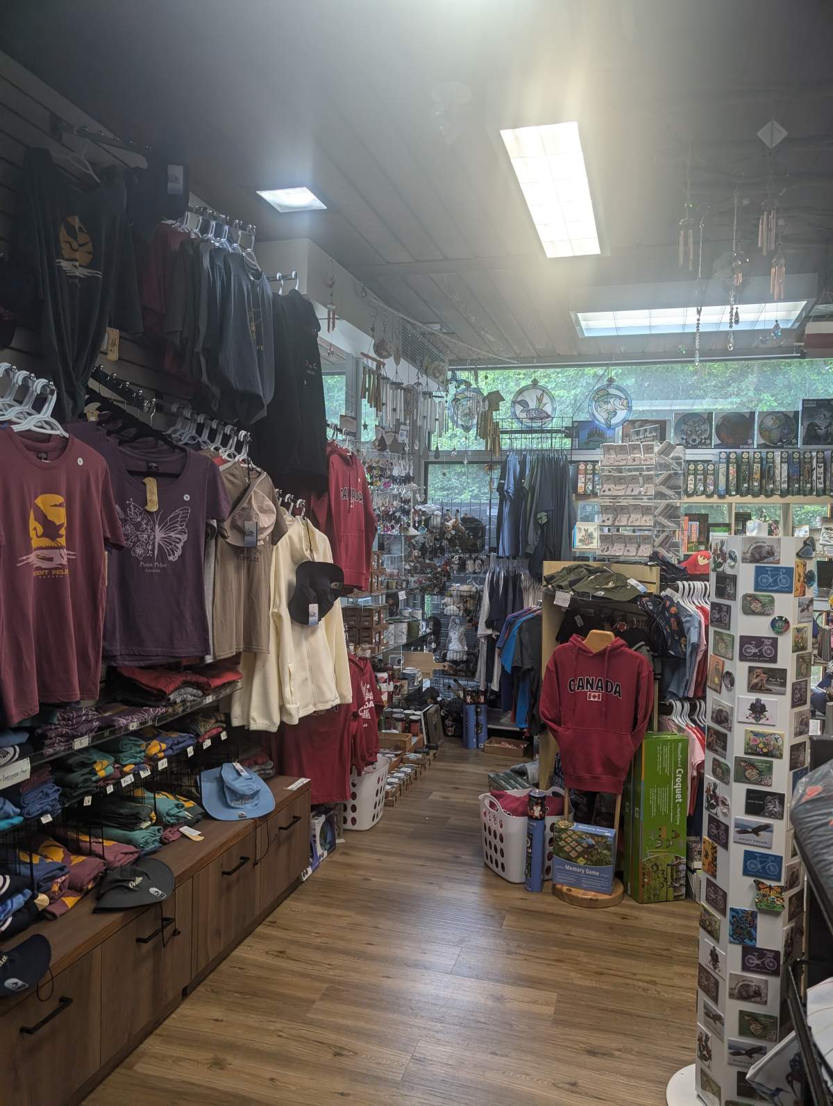 The gift shop at Point Pelee's Visitor Centre.