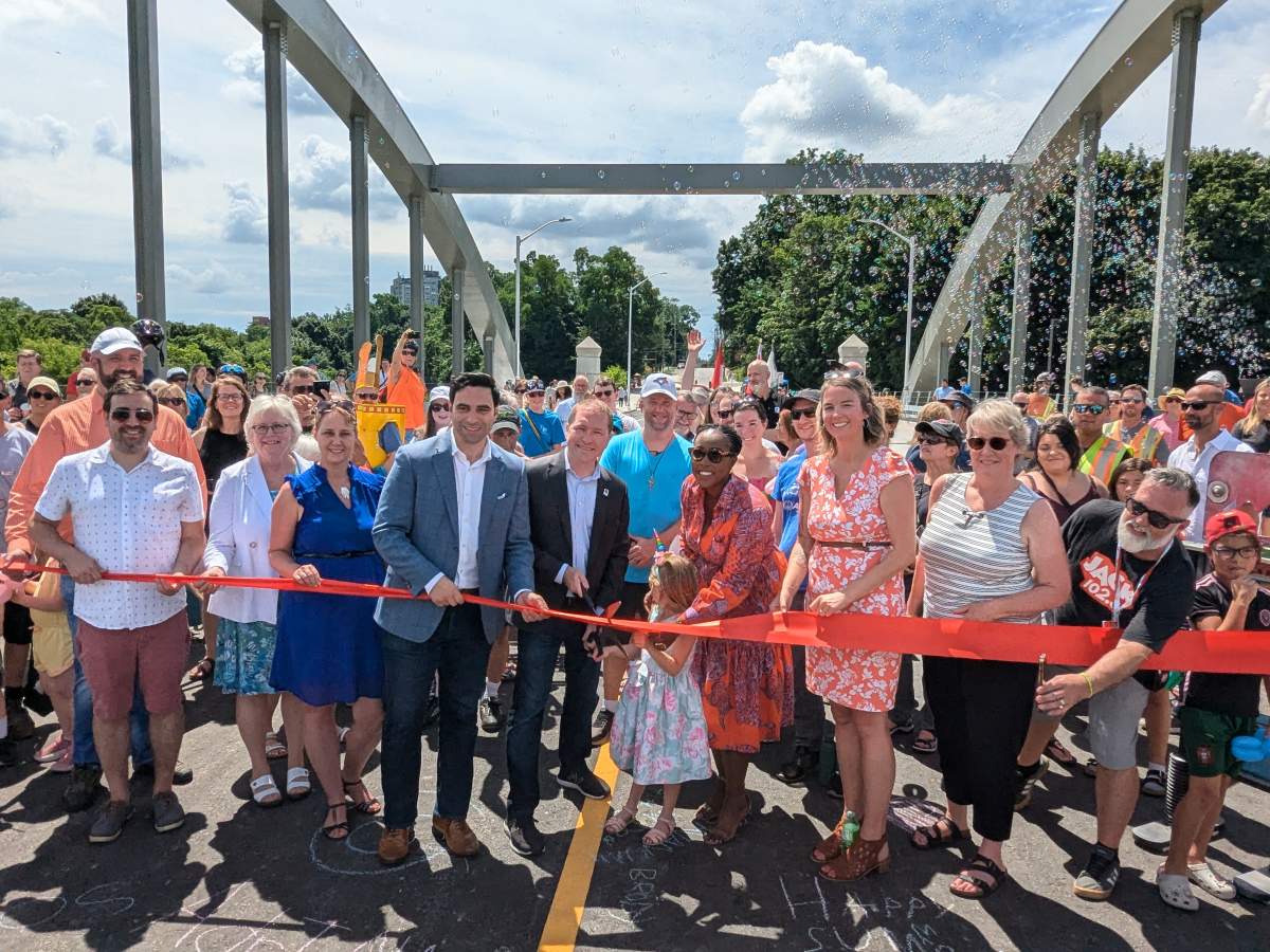 Hundreds of Londoners attended the opening ceremony Thursday, which featured free snacks, music, and family activities.