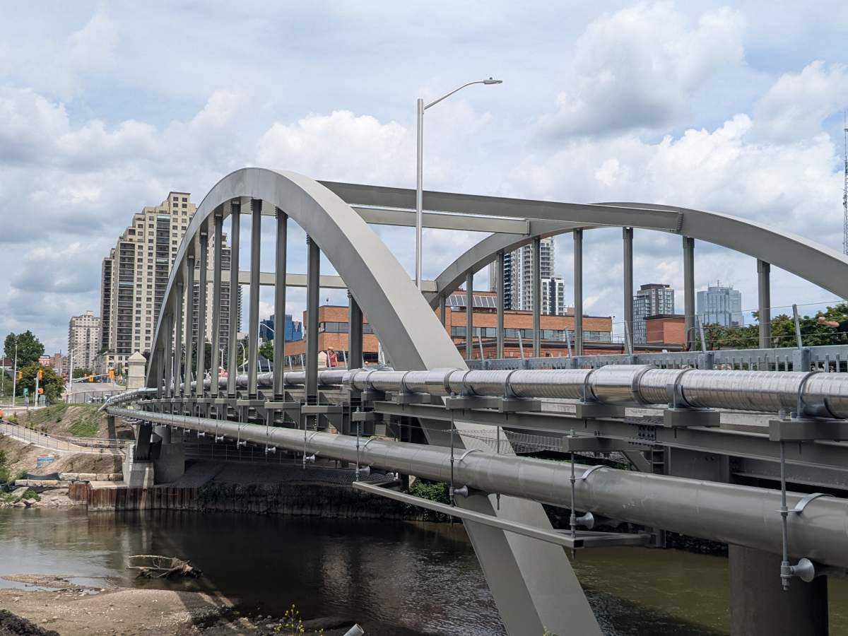 The new design includes measures to make it more resistant to climate change, such as an elevated deck design and the removal of a centre pier.