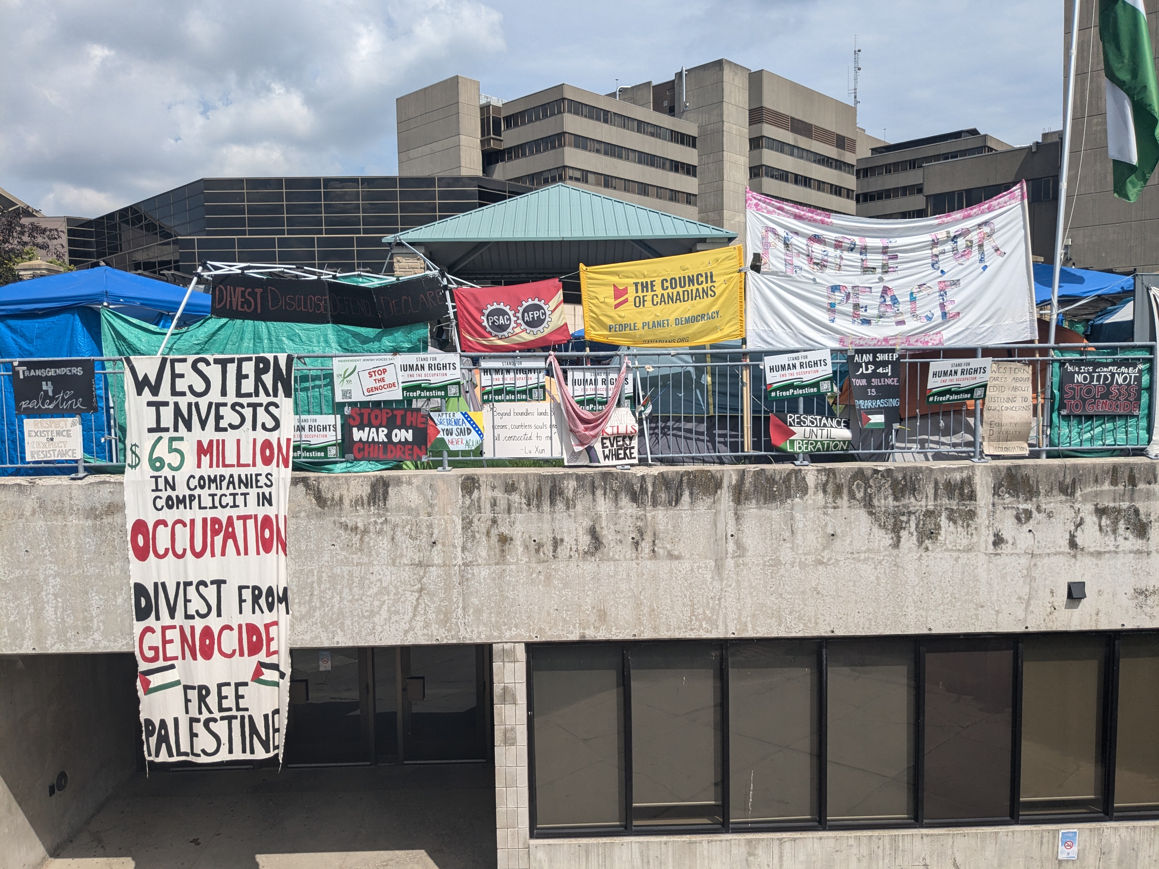 Western U encampment ends but action not over, activists say