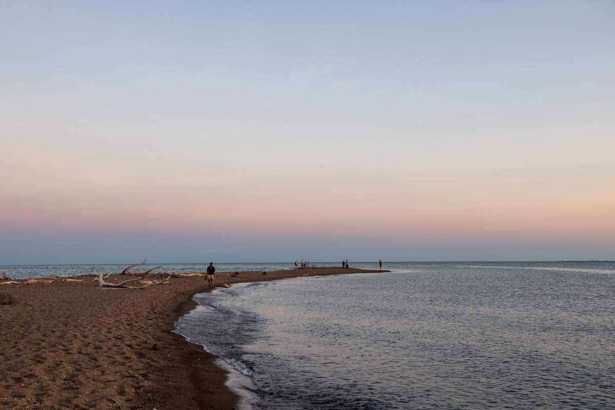 The point at Point Pelee.