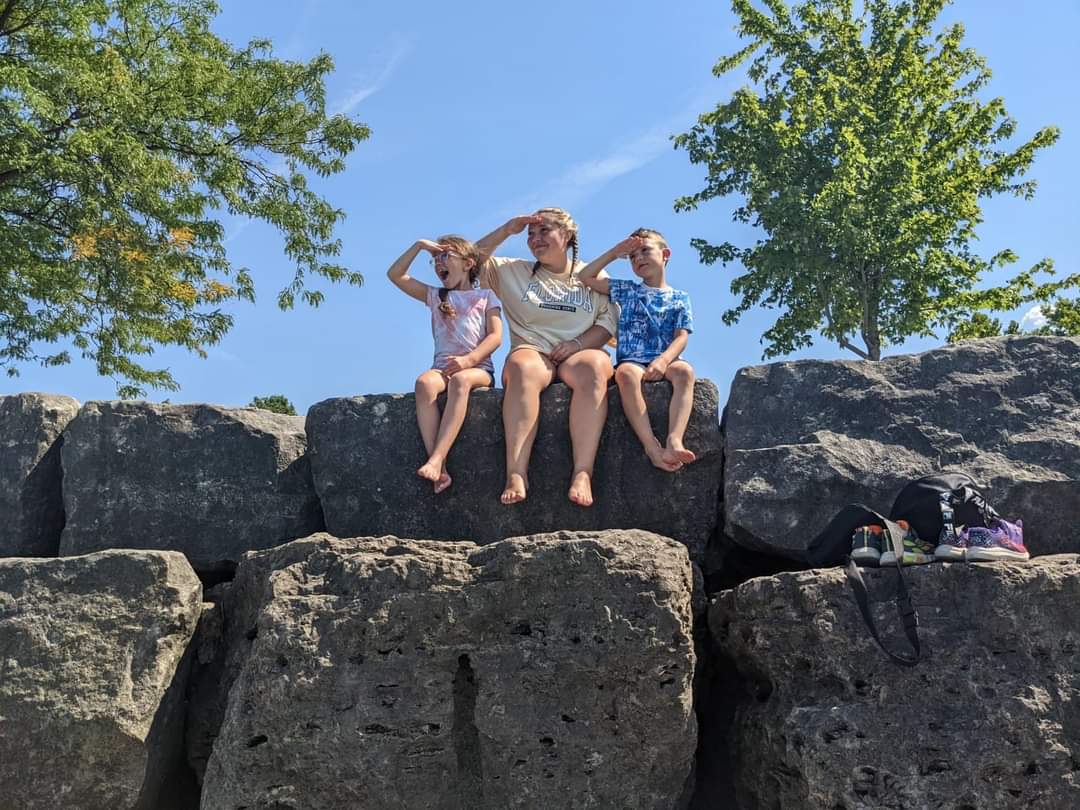 Monroe, Layla and Oliver before the crash. Photo submitted by the Mitchell family via LHSC.