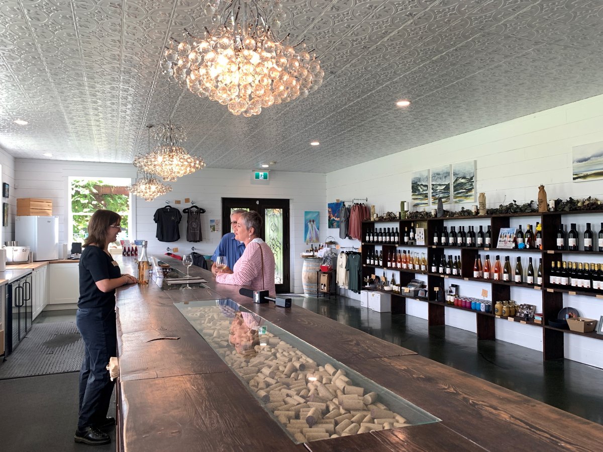 Priest Creek Winery in Kelowna reports far fewer tourists than last year. 