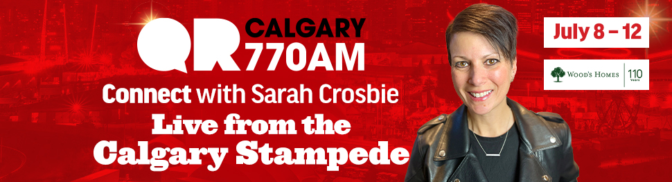 Connect with Sarah Crosbie LIVE from The Calgary Stampede – Sponsored by Wood’s Homes