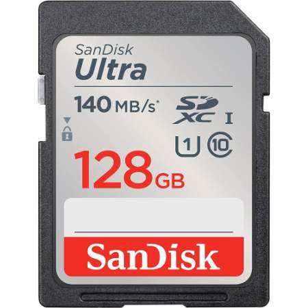 SanDisk 128GB Ultra SDXC Memory Card