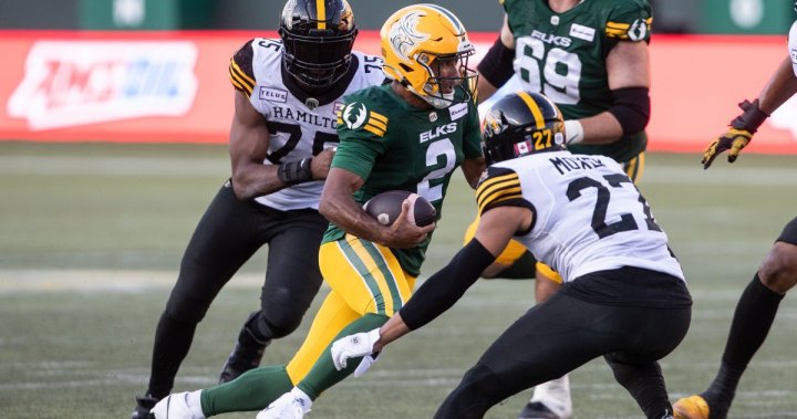 Когато Едмънтън Елкс загубиха с 44 28 у дома от Hamilton