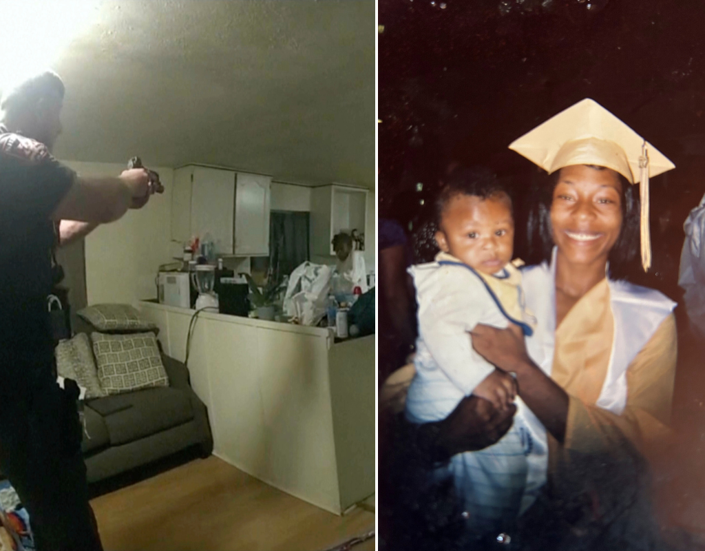 36 годишна чернокожа жена която се обадила на 911 за да