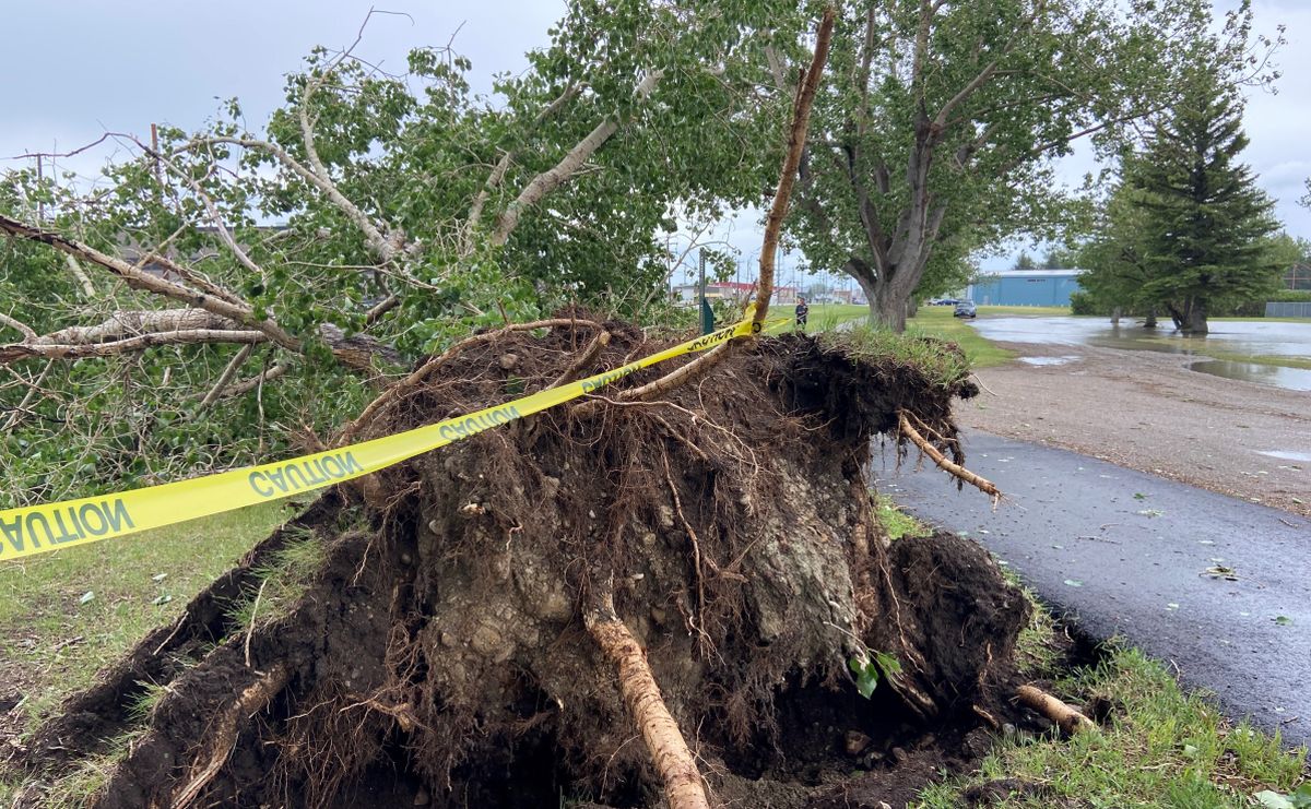 Southern Alberta hit by severe summer storm on Sunday night