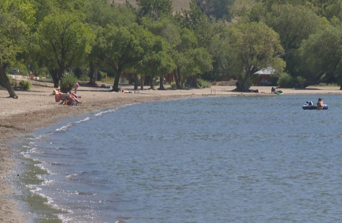 File photo of a beach in Vernon, B.C.