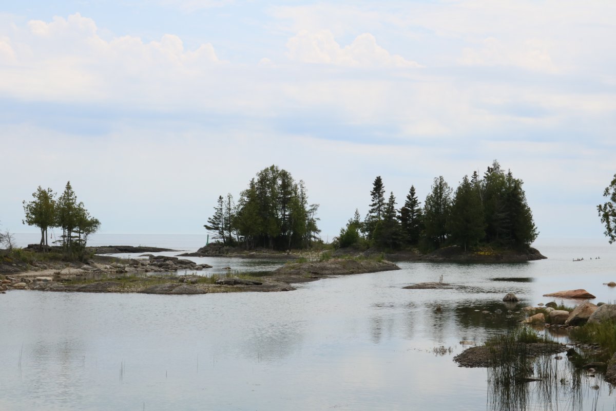 View of Lake Huron from South Baymouth July 3, 2024