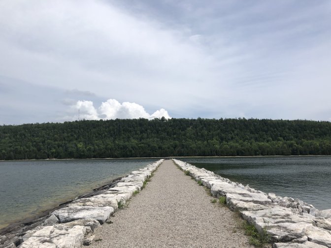 View of the water in Gore Bay on July 7, 2024 Sawyer Bogdan Global News