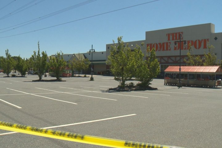 Shooting in Surrey Home Depot parking lot leaves man seriously hurt
