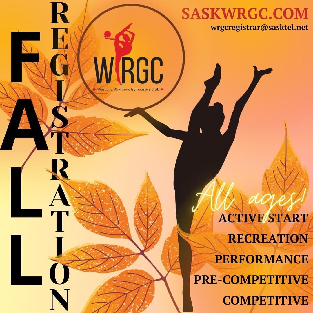 Wascana Rhythmic Gymnastic Club (WRGC) Fall Registration - image