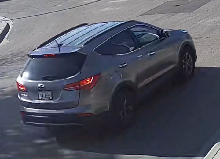 A photo of an SUV that Edmonton police say was spotted near the scene of a homicide at the Mill Creek Ravine on June 29, 2024.
