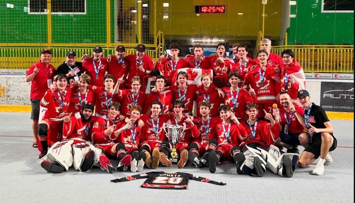 Team Canada rises above racist comment, wins world ball hockey championship