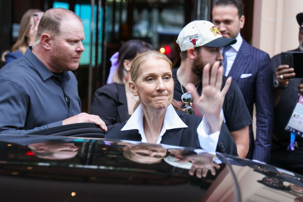 PARIS, FRANCE – JULY 23: Celine Dion is seen leaving a hotel on July 23, 2024 in Paris, France. (Photo by MEGA/GC Images)