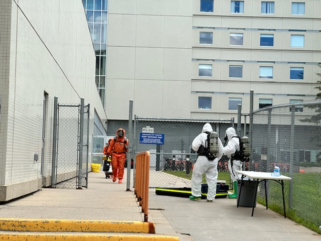 Hazmat team tackles disinfectant spill at Saskatoon City Hospital - image
