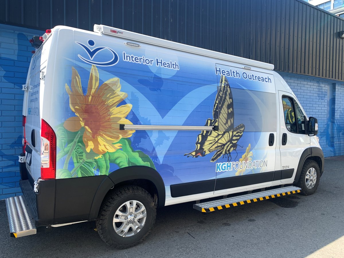 Interior Health unveiled the new wheels that will transport its Integrated Health Outreach team or I-Hot across the central Okanagan to provide health care to people experiencing homelessness or living in supportive or transitional housing.