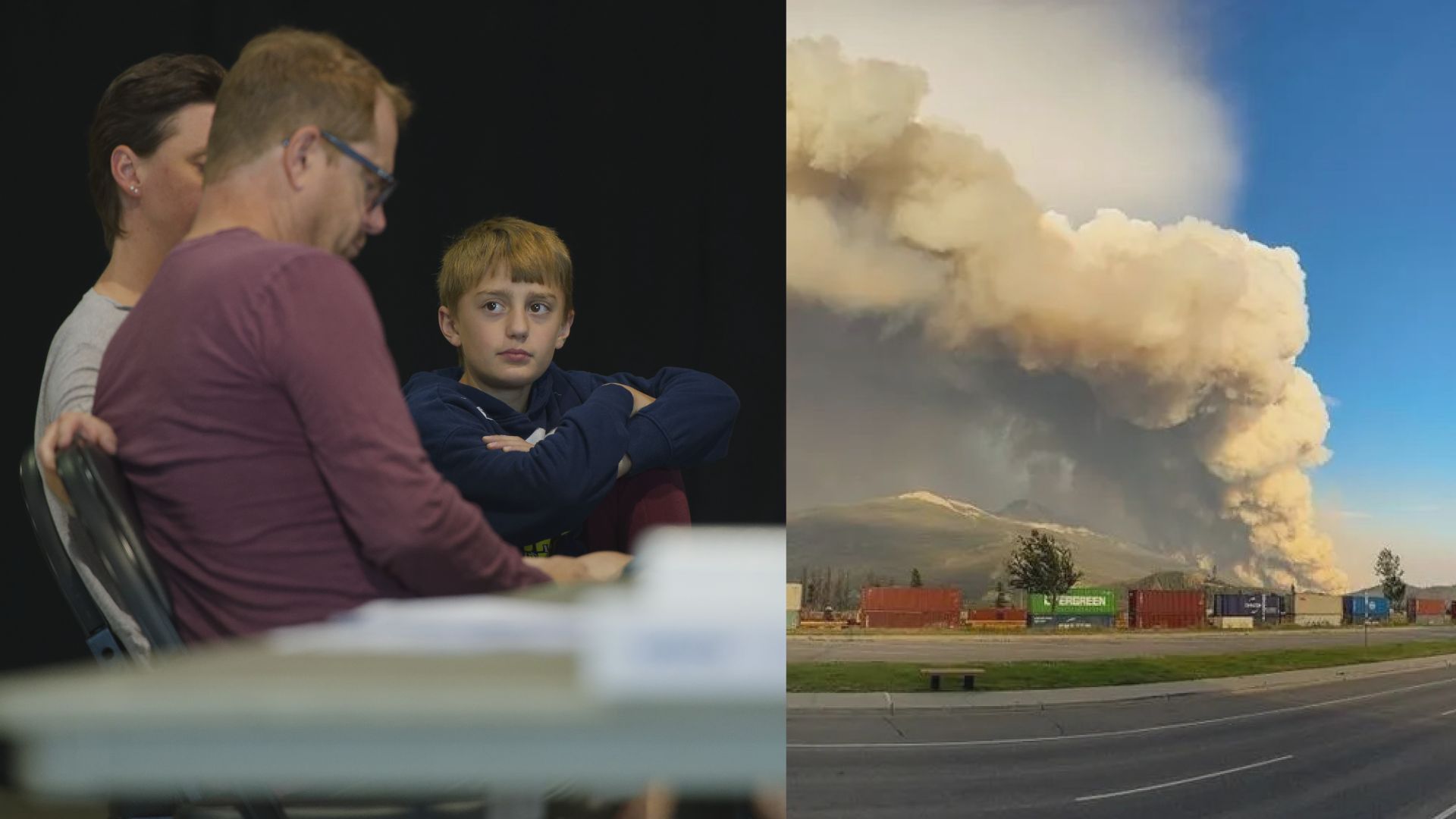 Тъй като градът в Национален парк Джаспър е евакуиран поради