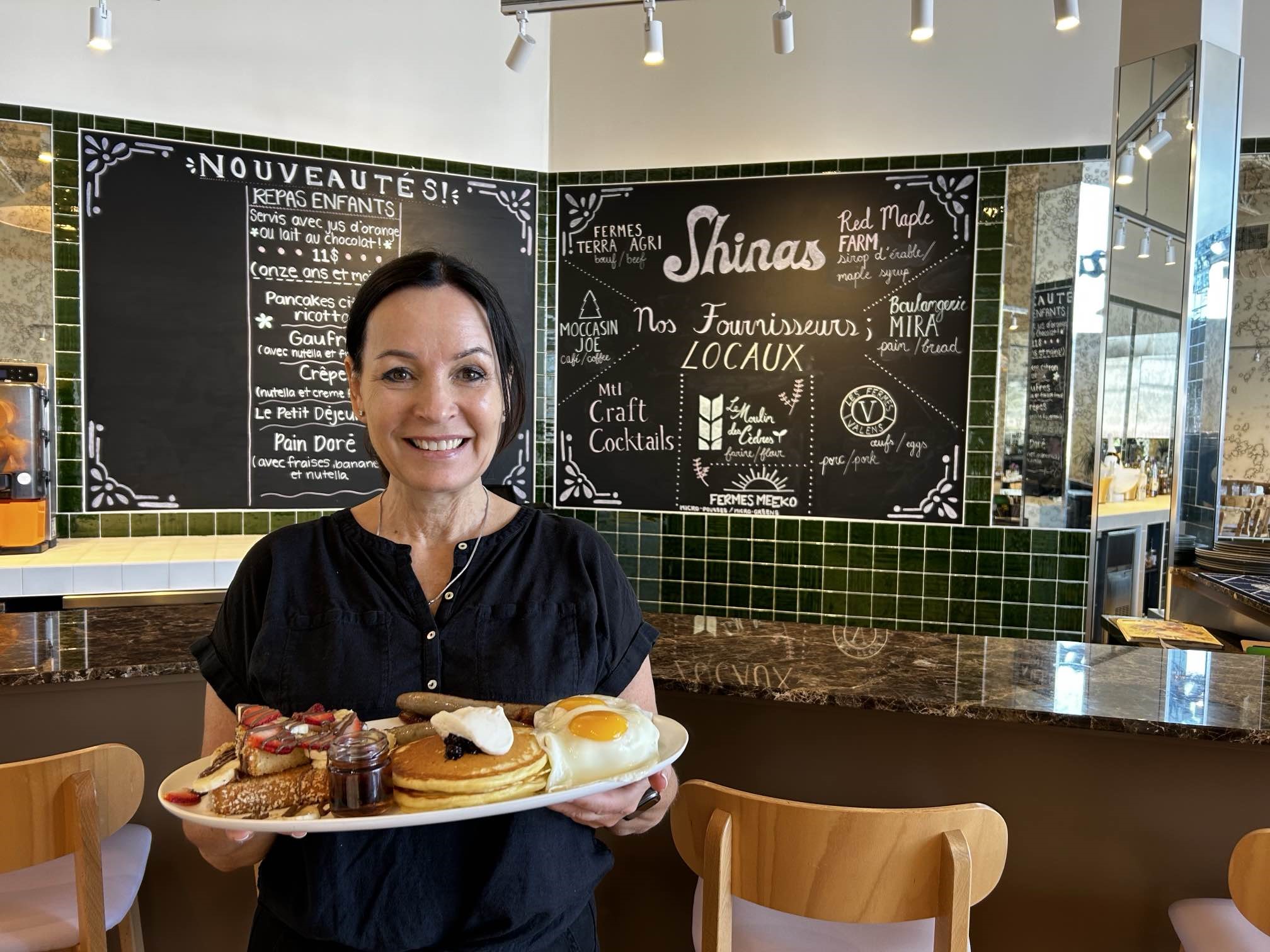 Барбара Кандут притежава три ресторанта на запад от остров Монреал