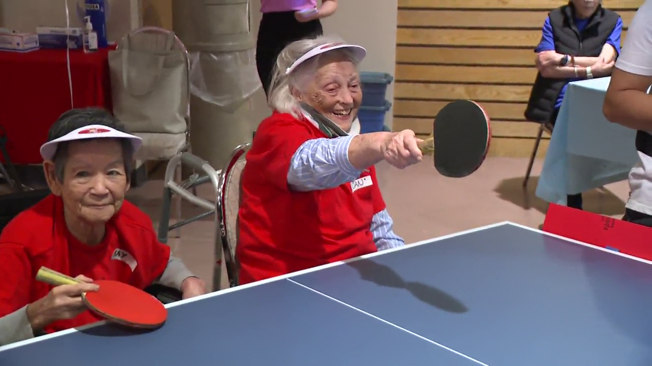 90-plus and serving up spirit: Ping pong tournament unites B.C. care homes