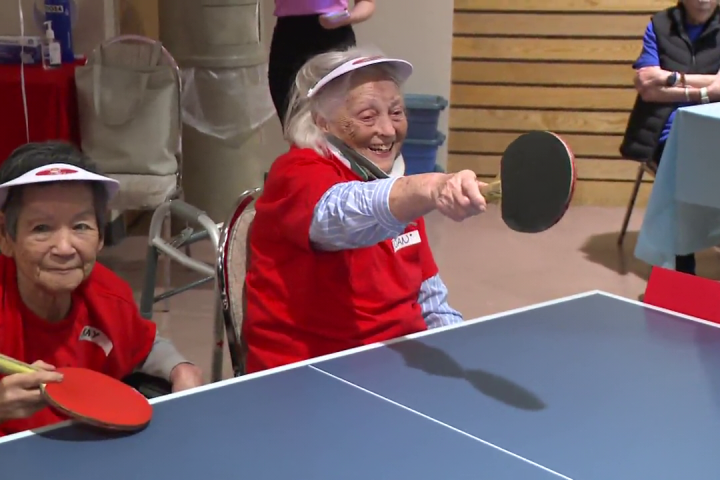 90-plus and serving up spirit: Ping pong tournament unites B.C. care homes