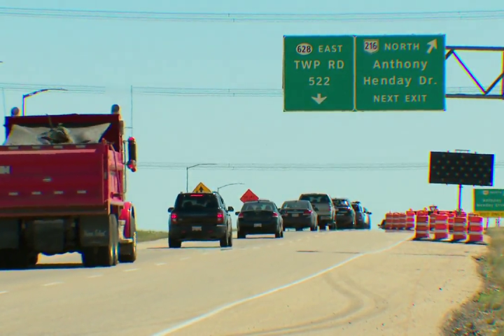 Repairs to Whitemud overpass hit by excavator won’t be complete until 2025