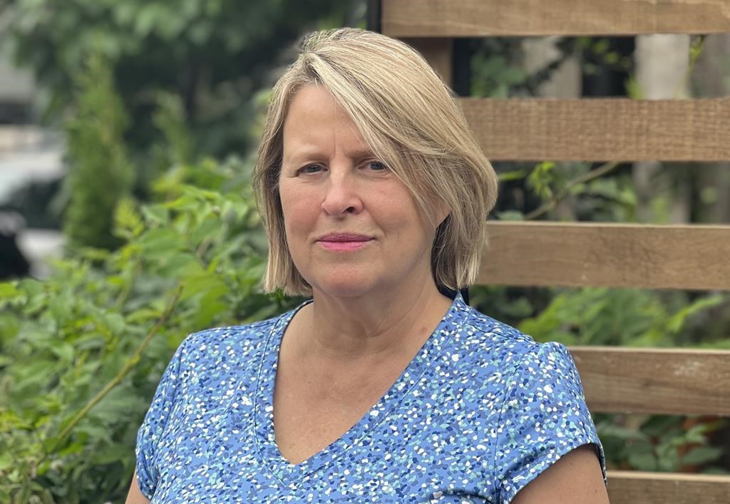 Jane Morrey poses in this undated handout photo. Morrey says Alice Munro's late husband, Gerald Fremlin, targeted her when she was nine years old. She's speaking out now to encourage parents to believe and protect their children when they report abuse. THE CANADIAN PRESS/HO, Elizabeth Giffen *MANDATORY CREDIT*.