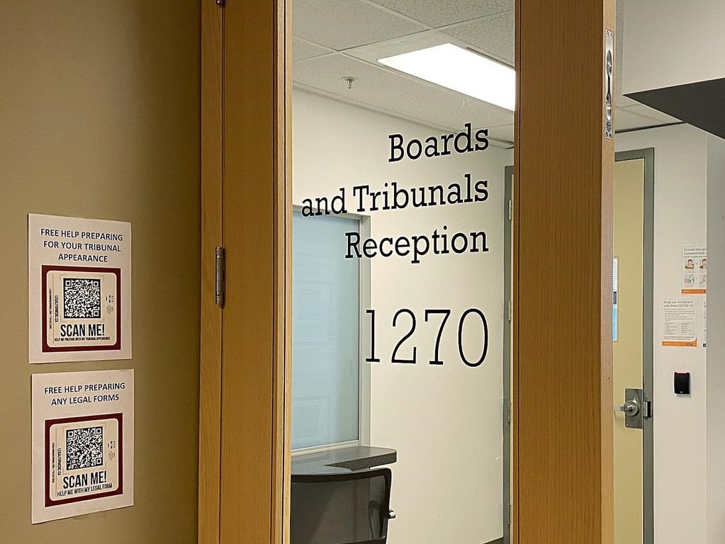 The office that houses the B.C. Human Rights Tribunal is seen in Vancouver, B.C., March 28, 2023. British Columbia's Human Rights Tribunal has ruled it has the authority to hear cases about allegations of online hate speech. THE CANADIAN PRESS/Nono Shen.