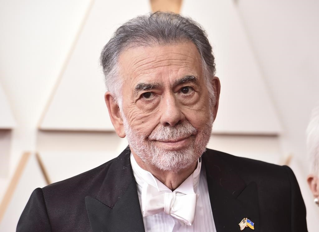 Francis Ford Coppola arrives at the Oscars on March 27, 2022 in Los Angeles.