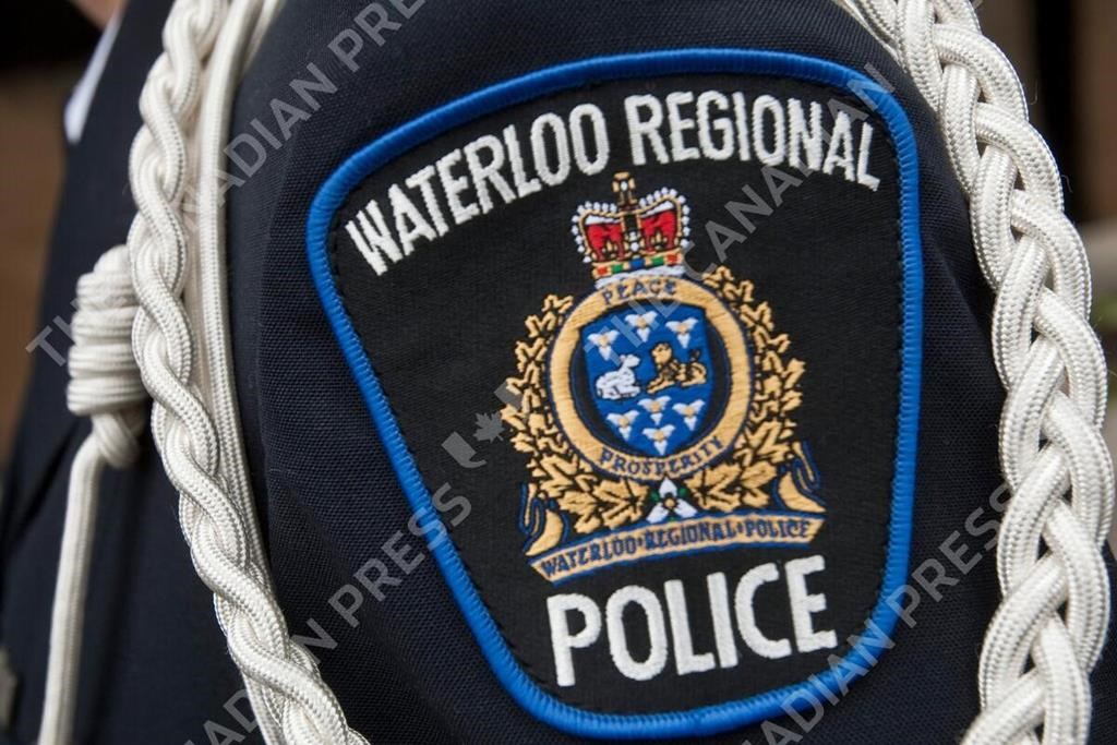 A Waterloo Regional Police badge is seen September 26, 2010. The Canadian Press Images/Francis Vachon.