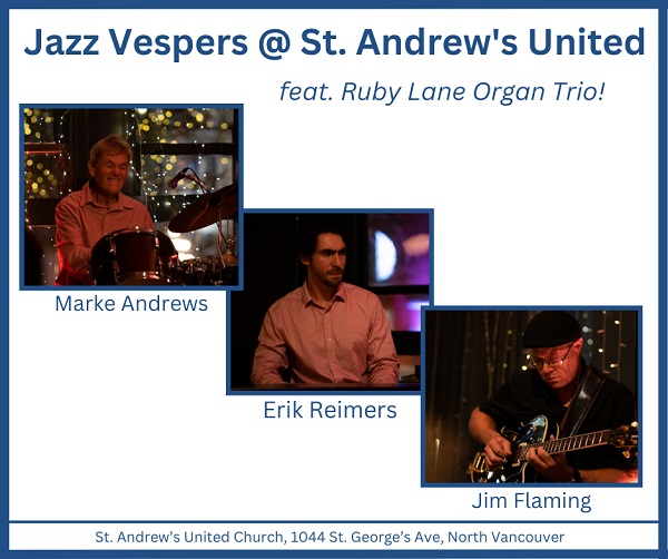 Jazz Vespers with Ruby Lane Organ Trio - image