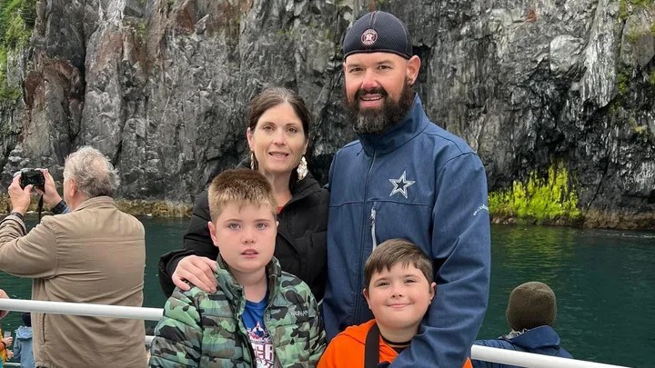 Photo of the Maynard Family, who went missing Saturday after their boat capsized off the coast of Alaska.