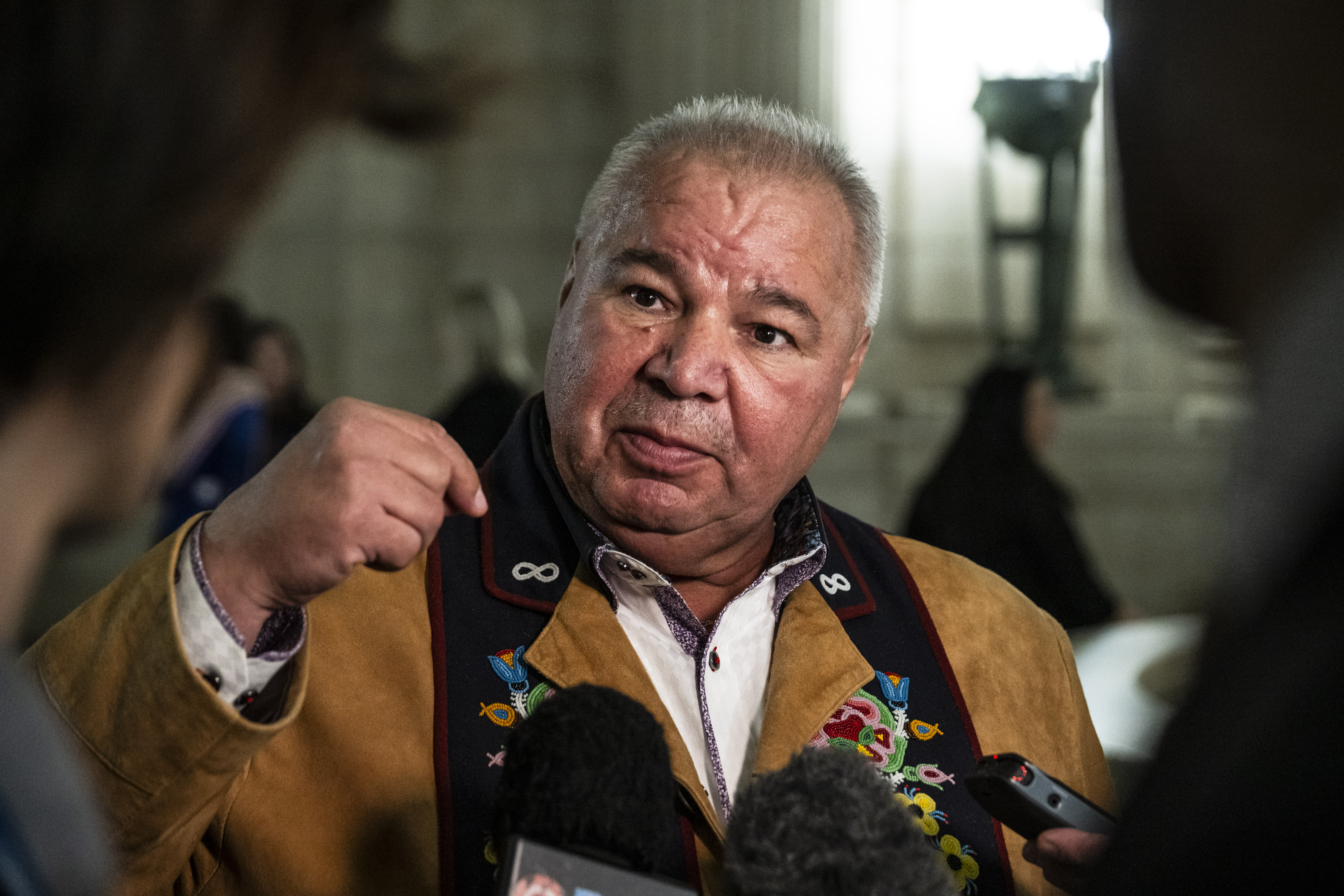 President of the Manitoba Metis Federation David Chartrand said, "The lack of checks and balances in this system cannot keep on."