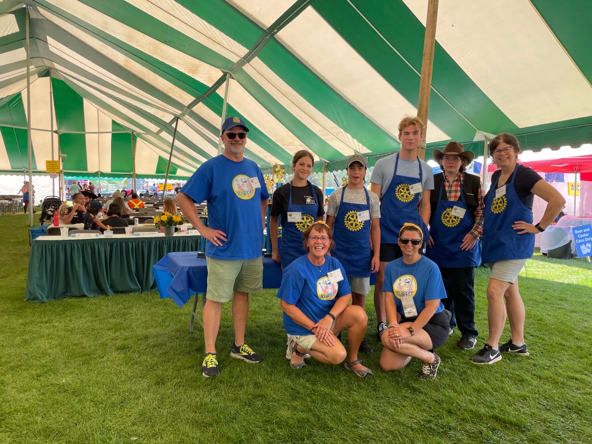 Stanley (bottom right) said organizers have created unique positions to entice more volunteers. The event is expected to draw 40,000 people from Aug 23-25 at Riverside Park in Guelph.