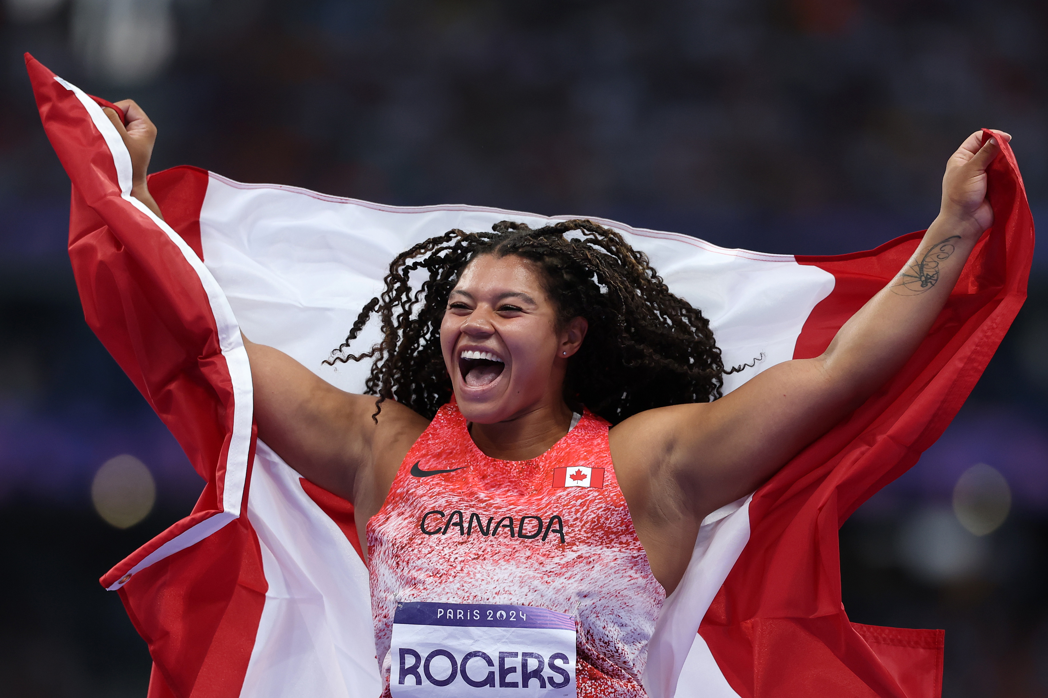 Canada’s Camryn Rogers makes history with hammer throw gold