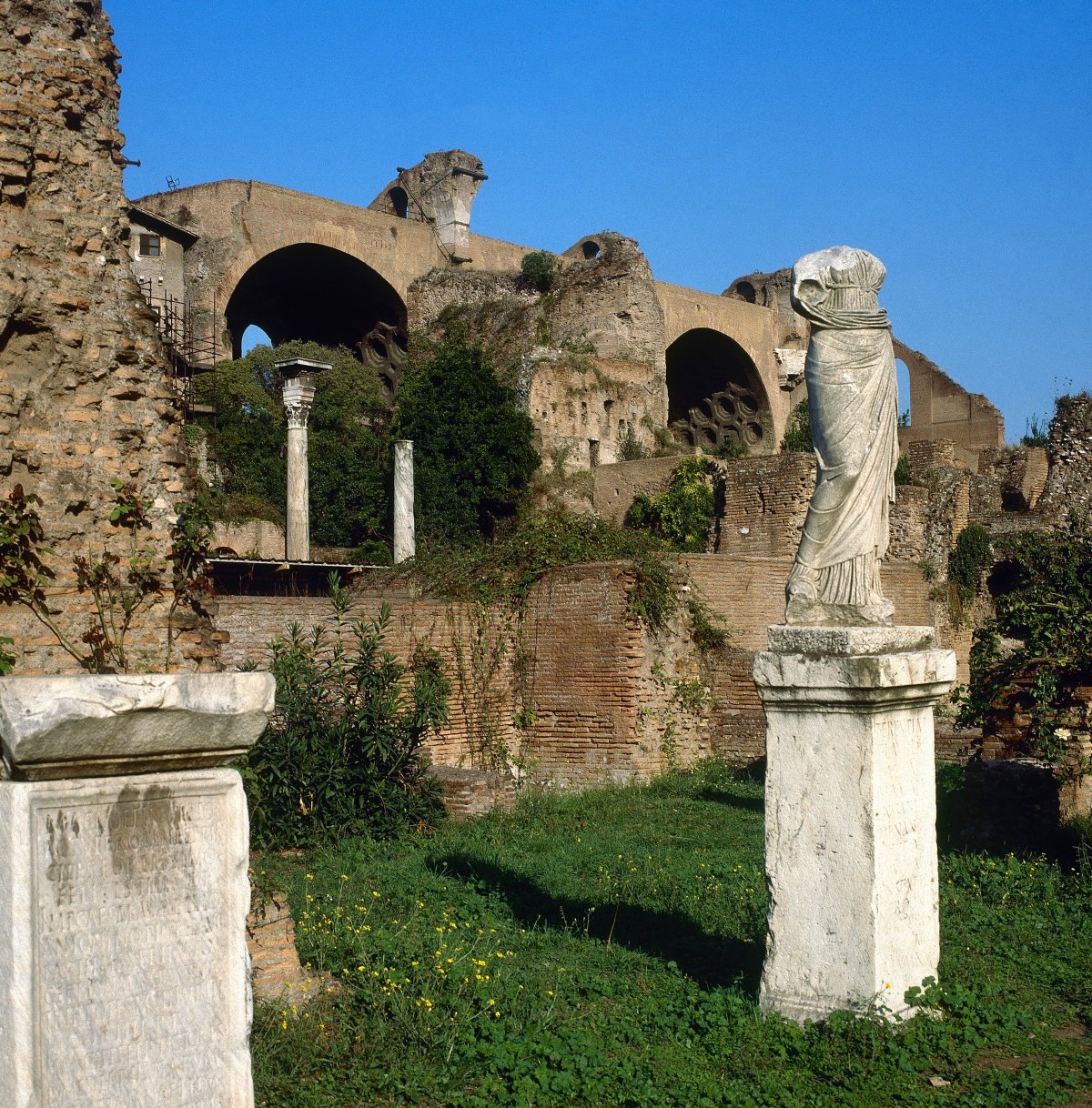 The House of the Vestals in Pompeii.