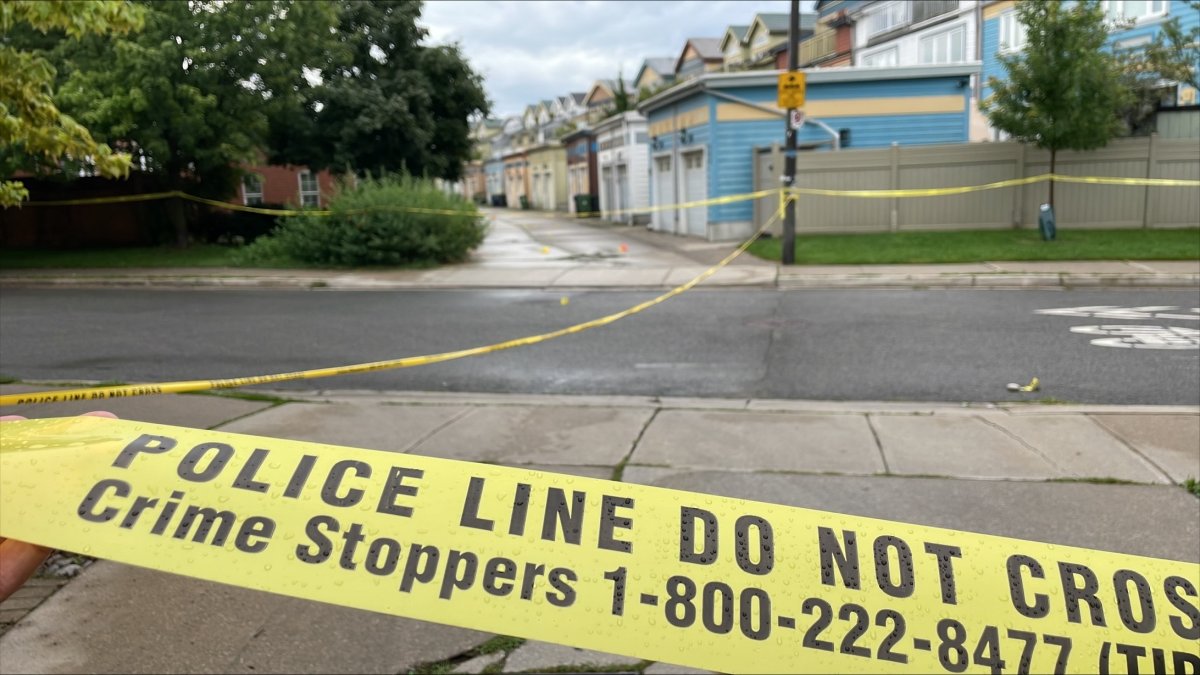 Police investigating a homicide in Toronto.